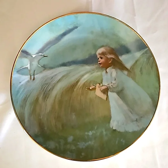Thornton Ulz "A Friend In The Sky" Precious Moments Collection Plate - Picture 10 of 12